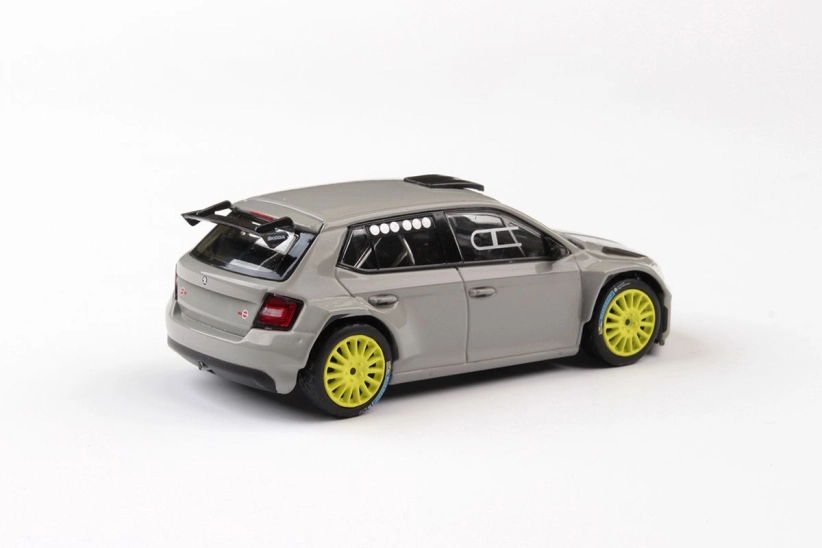 Abrex Škoda Fabia III R5 (2015) 1:43 - Šedá Steel Uni