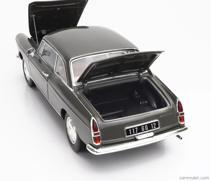 Norev Peugeot 404 Coupe 1967 1:18 Grafitová Šedá