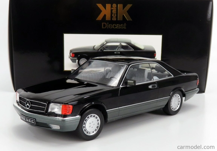 Mercedes benz triedy S 560sec (c126) Coupe 1985 1:18 čierna