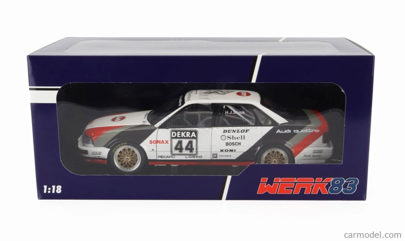 Werk83 Audi Quattro V8 Team Schmidt Motorsport Technik N 44 Winner Dtm Sezóna 1990 Hans Joachim Stuck 1:18 Biela Sivá Červená