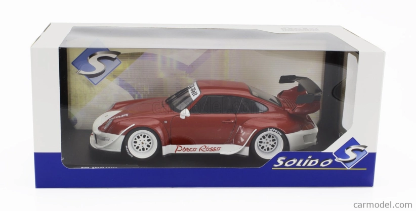 Solido Porsche 911 993 Rwb Bodykit Porco Rosso Coupe 2020 1:18 Bielo-červená