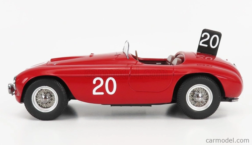 Kk-scale Ferrari 166mm 2.0l V12 N 20 Winner Spa Francorchamps 1949 L.chinetti - J.lucas 1:18 Červená