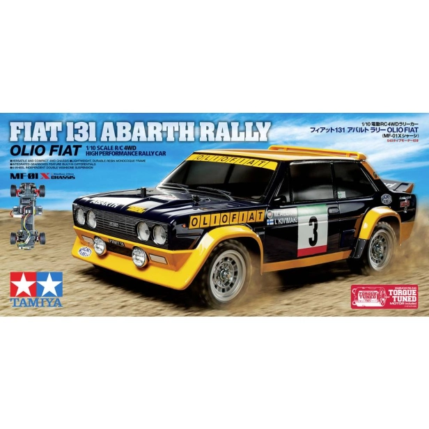 RC auto Tamiya Fiat 131 Abarth Rally OF MF-01X