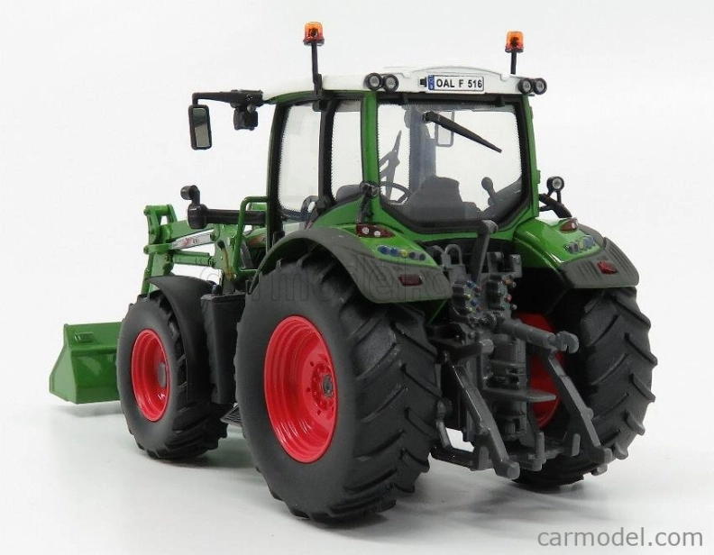 Universal hobbies Fendt 516 Vario Traktor s čelným nakladačom 4 X 80 Cargoprofi 2016 1:32 Zelená biela