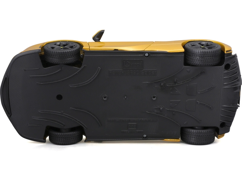 Bburago Ferrari SF90 Spider 1:18 žlutá metalíza