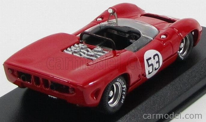 Najlepší model Lola T70 Spider N 53 Laguna Seca 1966 H.dibley 1:43 Red