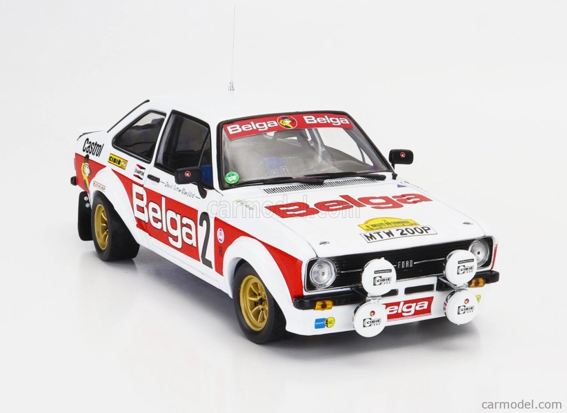 Sun-star Ford england Escort Rs 1800 (night Version) N 2 Rally De Condroz 1979 Hannu Mikkola - Arne Hertz 1:18 Bílá Červená