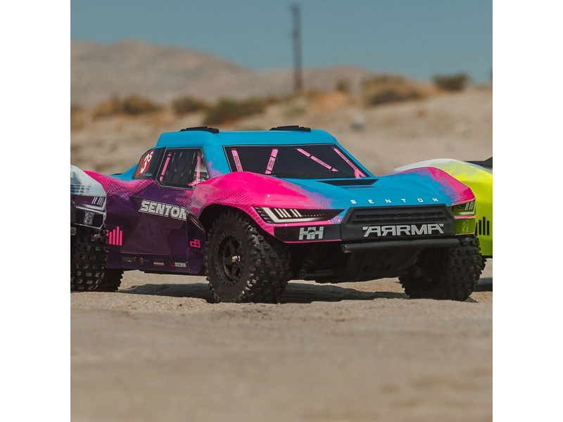 RC auto Arrma Senton 223S BLX 4WD 1:10 RTR DSC, červené