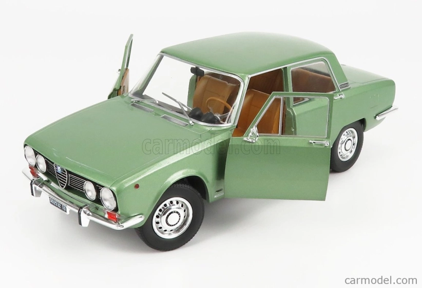 Mitica-diecast Alfa romeo 1750 Berlina 2-series 1969 1:18 Verde Oliva - Olive Green Met