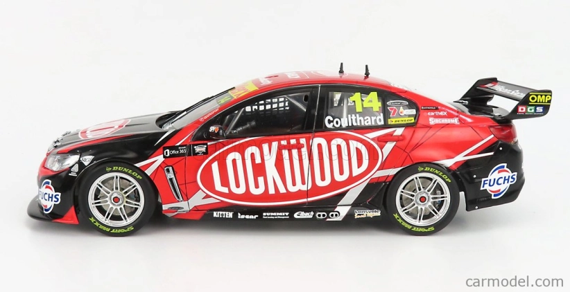 Biante model cars Holden Vf Commodore V8 Team Lockwood Racing N 14 1:18, červená