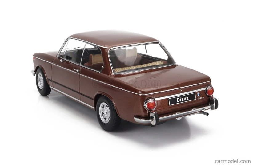 BMW 2002ti Diana 1970 v mierke 1:18 Brown Met