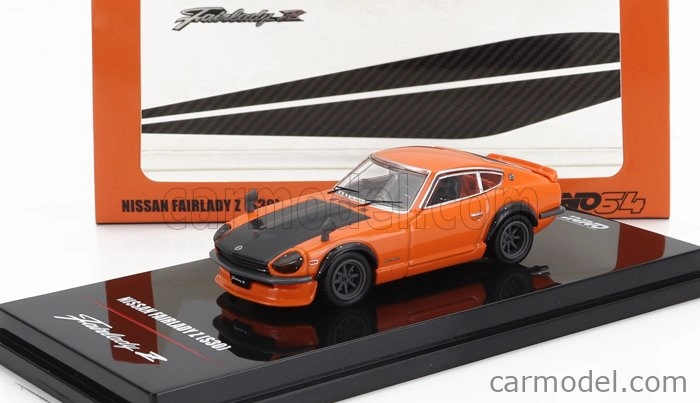 Inno-models Nissan Fairlady Z (s30) Coupe 1971 1:64 Oranžová Černá