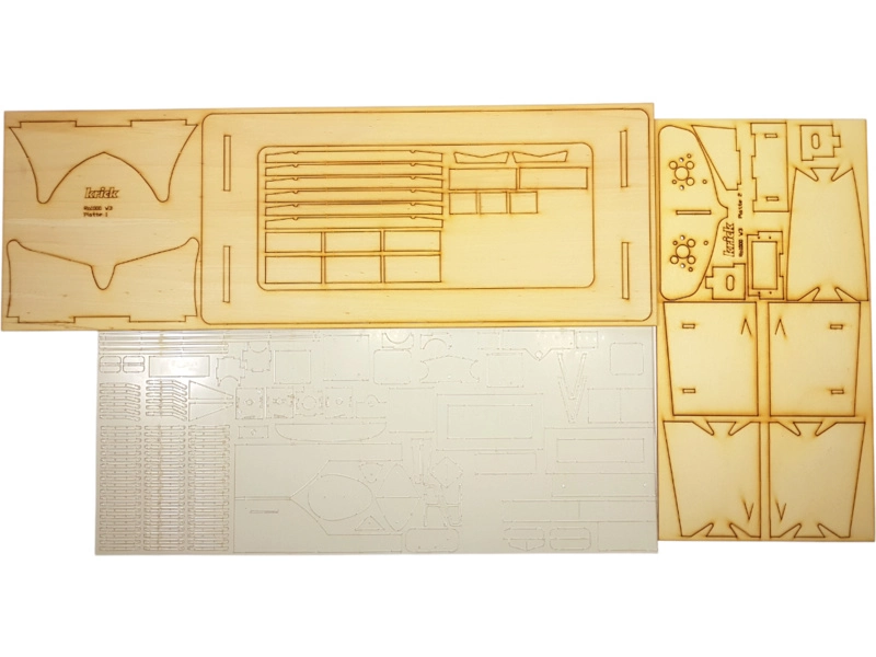 ROMARIN policajný čln W3 s doplnkami 1:25 kit