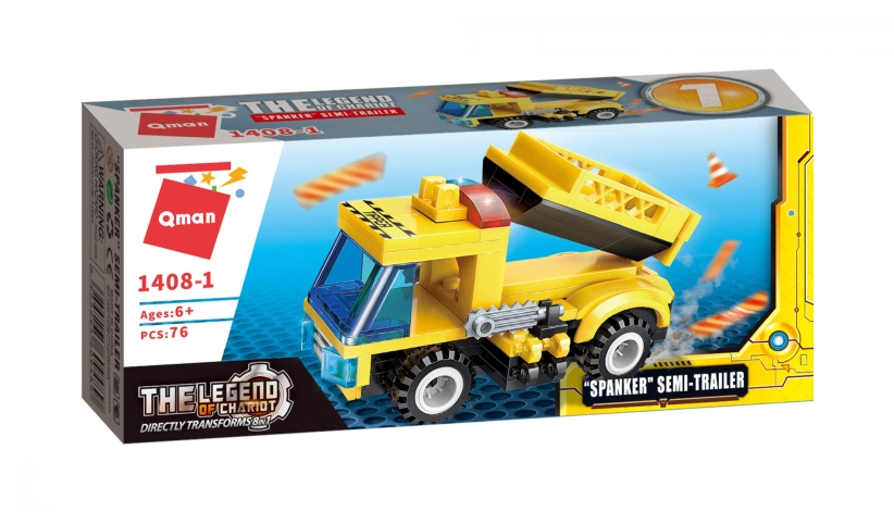 Qman The Legend Of Chariot 1408-1 Náklaďák Spanker