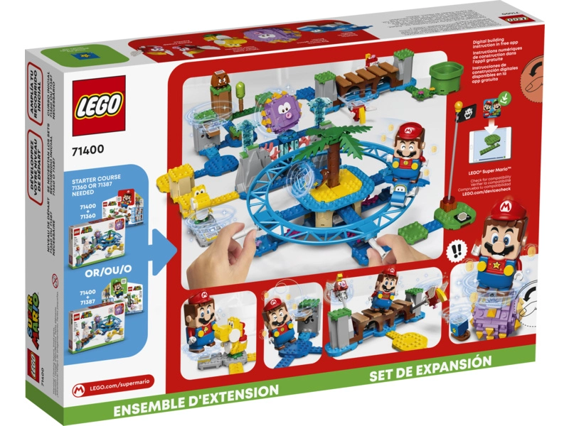 LEGO Super Mario - Plážová jazda s veľkým ježkom - rozširujúca sada
