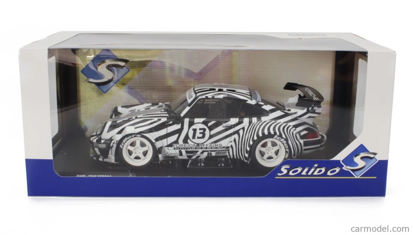 Solido Porsche 911 964 Rwb N 13 Body Kit The Zebra 1994 1:18 Bílá Černá