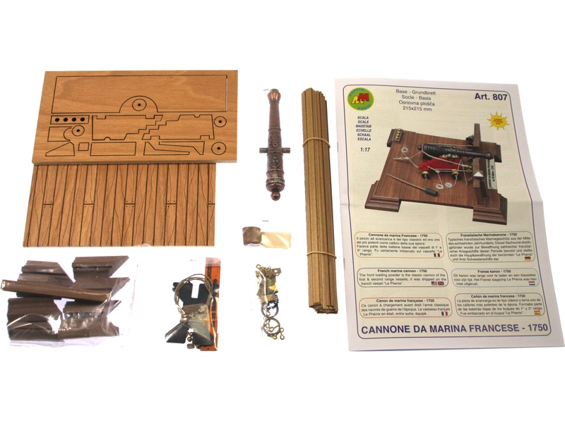 Mantua Model Francouzský kanón 1:17 kit
