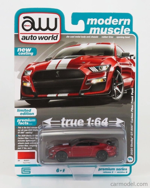 Autoworld Pontiac Set Assortment 6 Vintage Muscle Cars Pieces 1:64 Různé