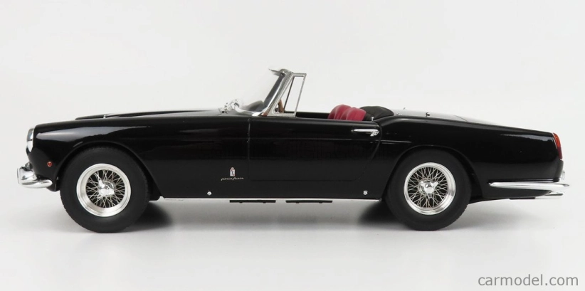 Matrix scale models Ferrari 250gt Ii-series Cabriolet Open 1960 - Con Vetrina With Showcase 1:18 Black