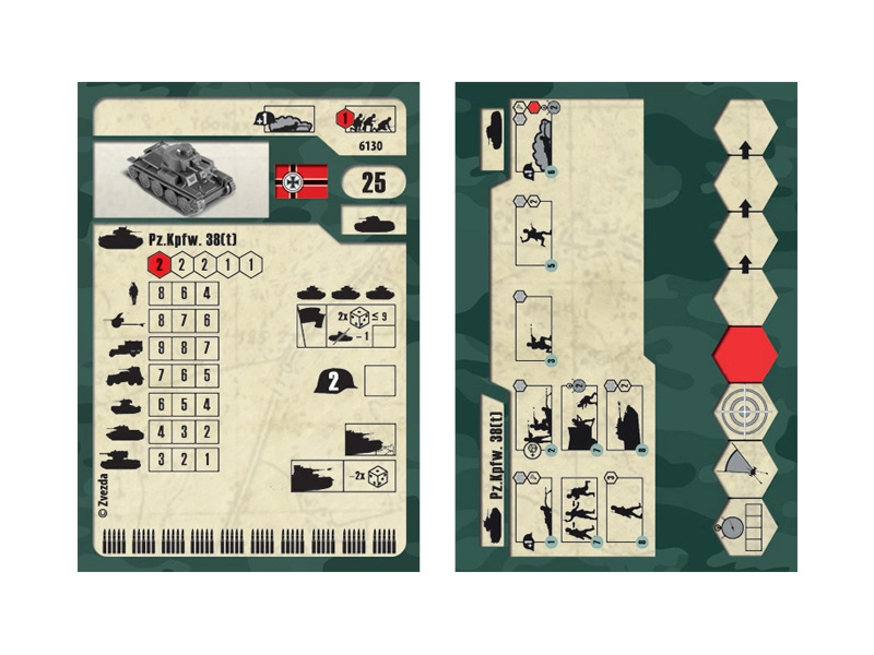 Zvezda Snap Kit – Panzer 38 (t) (1:100)