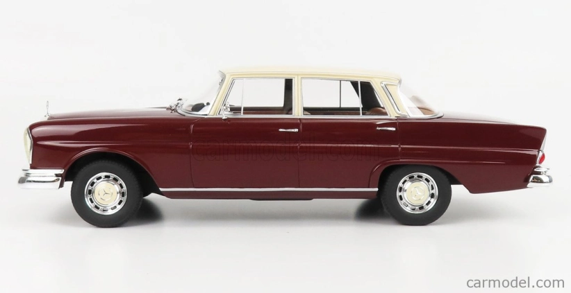 Modely v mierke Cult-scale Mercedes benz 220se (w111) 1959 1:18 Red White