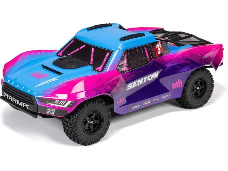 RC auto Arrma Senton 223S BLX 4WD 1:10 RTR DSC, červené