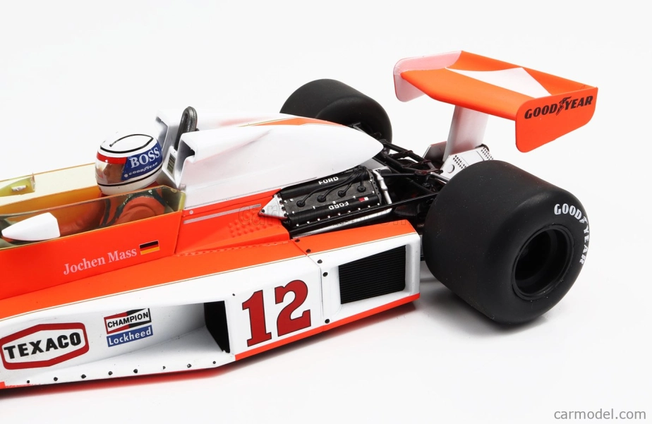 Mcg Mclaren F1 M23 Ford Cosworth Team Marlboro Mclaren N 12 3. Nurburgring Gp 1976 Jochen Mass 1:18 červená biela