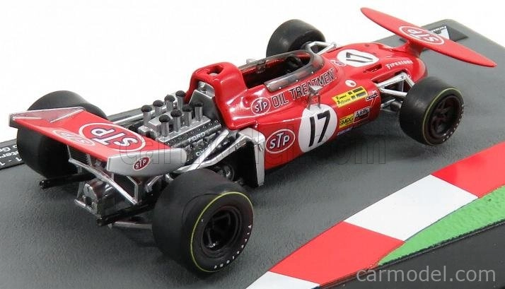 Edicola March F1  711 Team Stp N 17 Monaco Gp 1971 Ronnie Peterson 1:43 Red