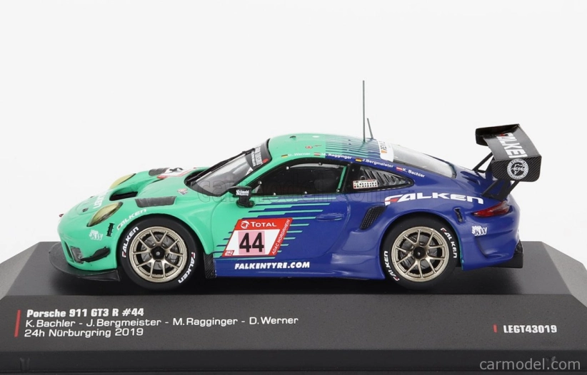 Ixo-models Porsche 911 991-2 Gt3 R Team Falken Motorsport N 44 1:43