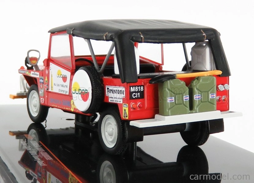 Ixo-models Citroen Baby Brousse Cabriolet Closed Safari Soleil 1973 1:43 Červená Černá