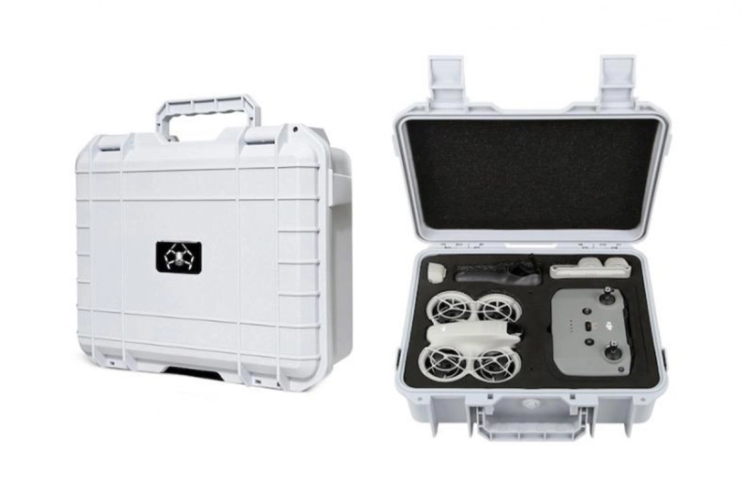 DJI Neo & RC Motion 3 - bílý odolný kufr s popruhem přes rameno
