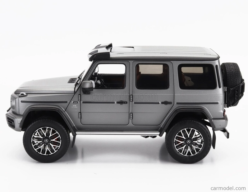 Nzg Mercedes benz G-class G63 4x4 Amg 2023 1:18 Platinová Magno Šedá