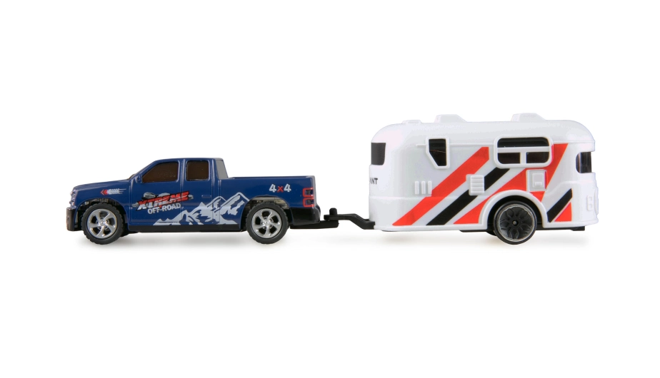 Amewi RC pickup na diaľkové ovládanie s prívesom 1:64