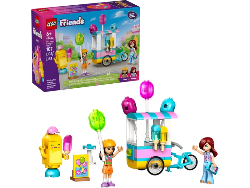 LEGO Friends - Stánok so zmrzlinou a balóniky