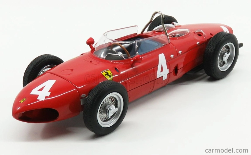 Cmr Ferrari F1 Dino 156 Sharknose N 4 World Champion Winner Belgian Gp Phil Hill 1961 1:18 Red