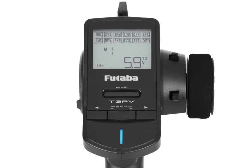 Futaba T3PV, prijímač R203GF bez telemetrie