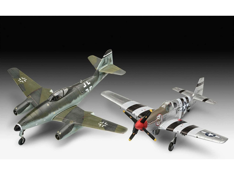 Revell Messerschmitt Me 262, P-51B Mustang (1:72)