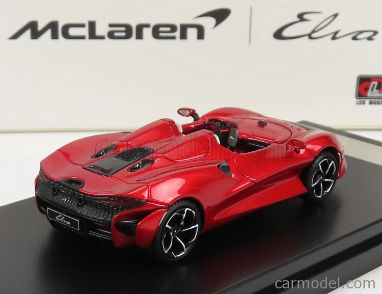 LCD model Mclaren Elva 2020 1:64 Červená