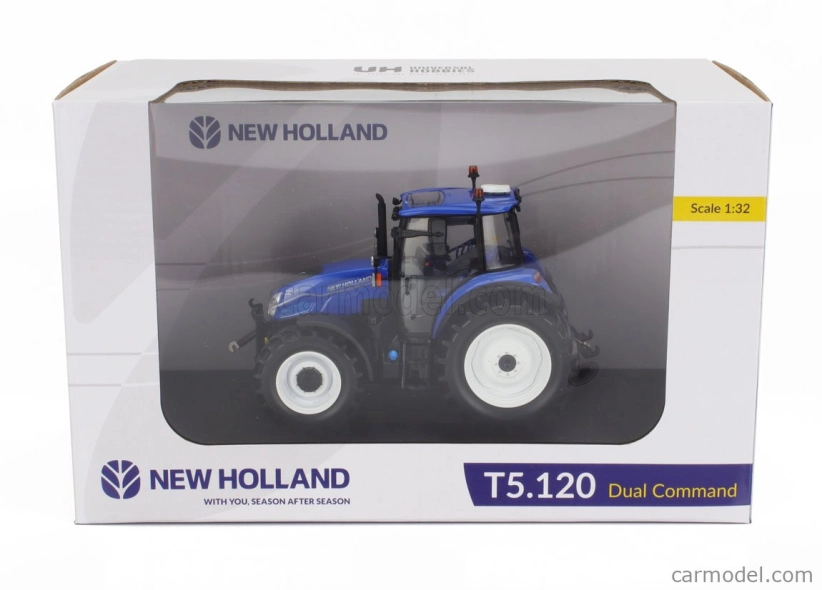 Universal hobbies New holland T5.120 Traktor 2018 1:32 Modrá čierna