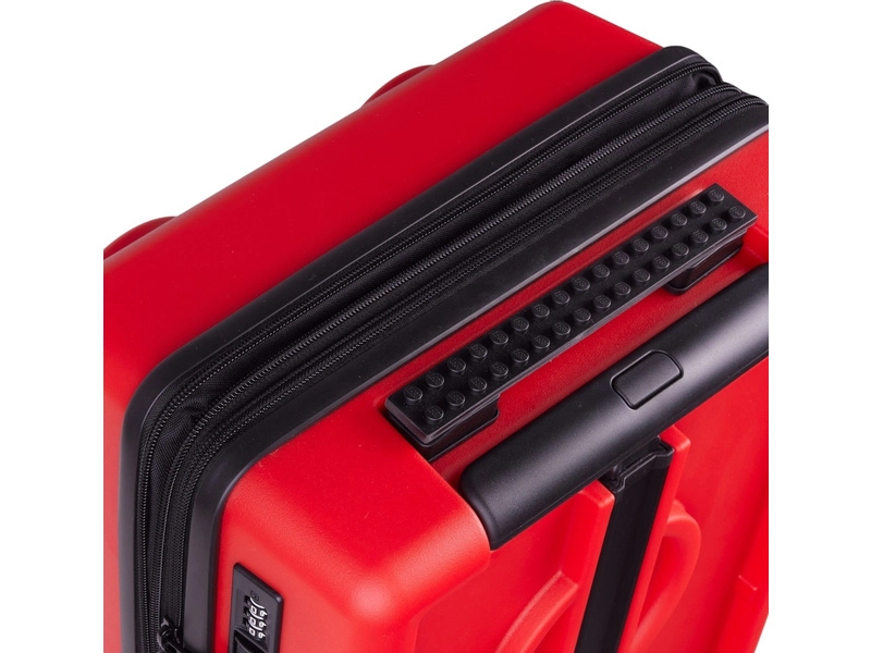 Cestovný kufor LEGO s možnosťou rozšírenia 20" - červený