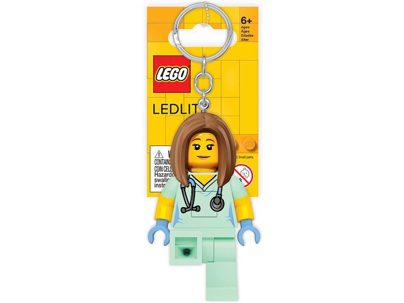 LEGO svítící klíčenka - Zdravotní sestra