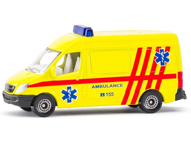 SIKU Blister – ambulancia súprava 3 áut (česká verzia) 1:50