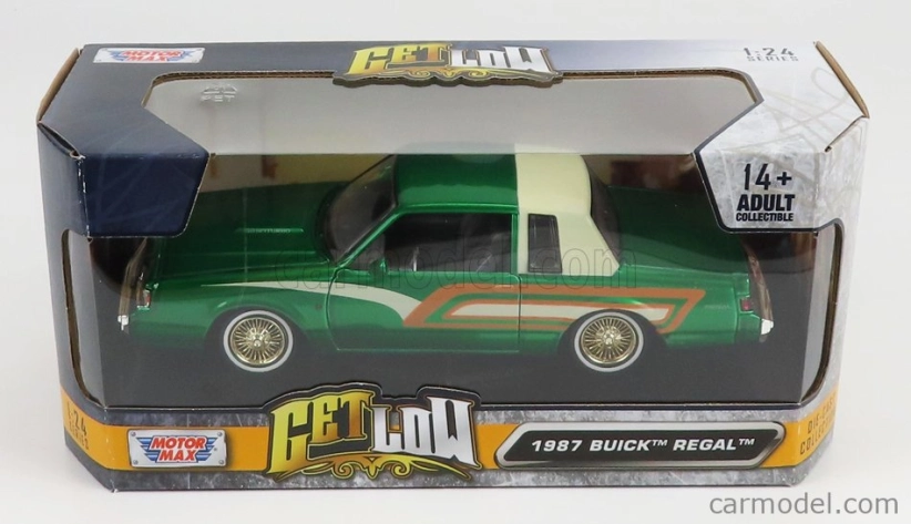 Motor-max Buick Regal Custom 1987 1:24 zelený