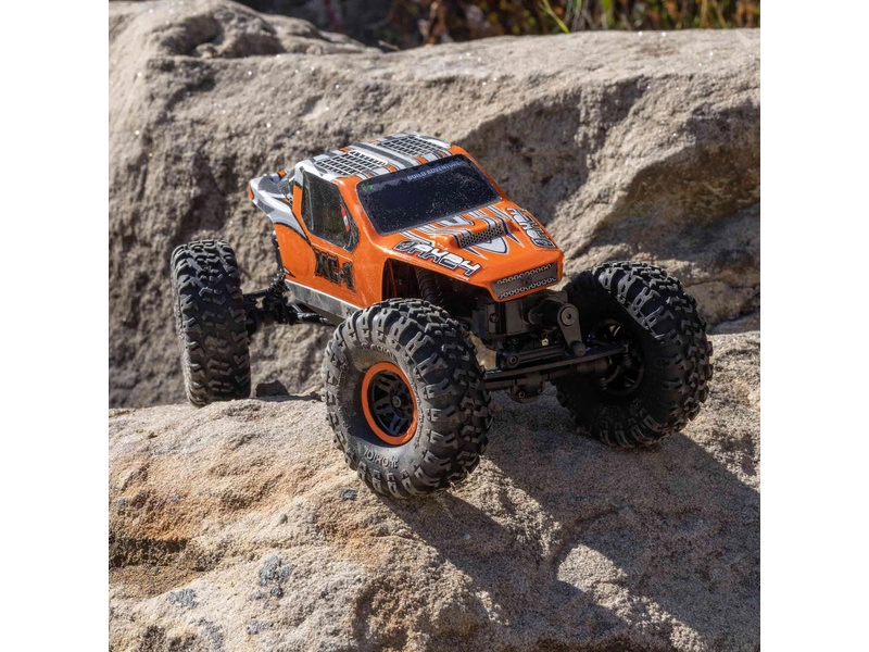 RC auto Axial AX24 XC-1 1:24 4WS RTR, oranžová