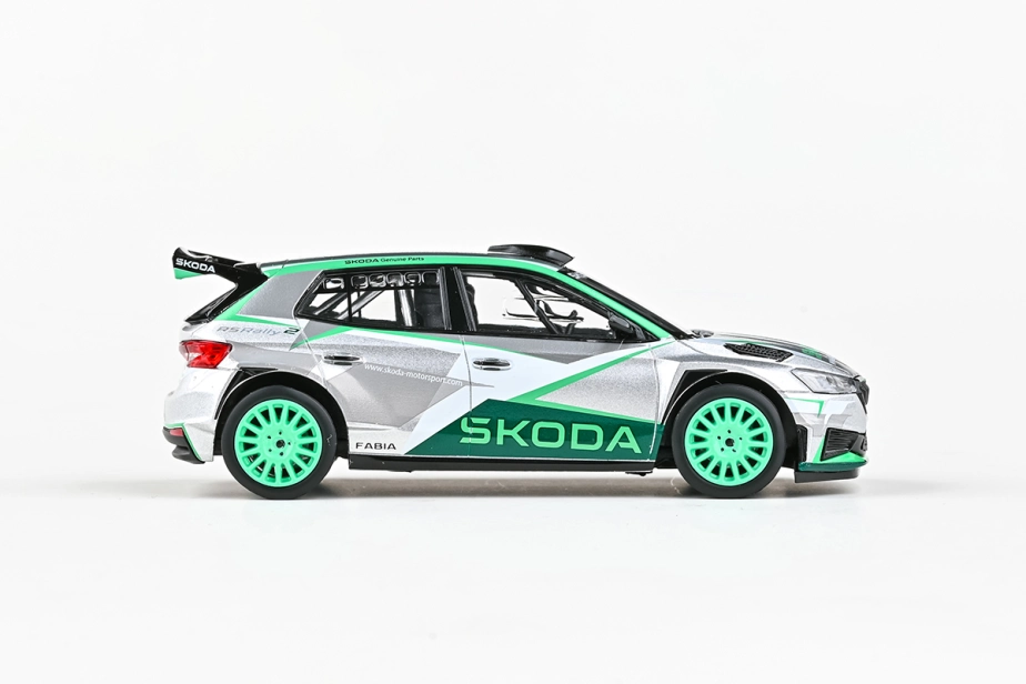 Abrex Škoda Fabia IV RS Rally2 (2022) 1:43 - Škoda Motorsport Design 2023