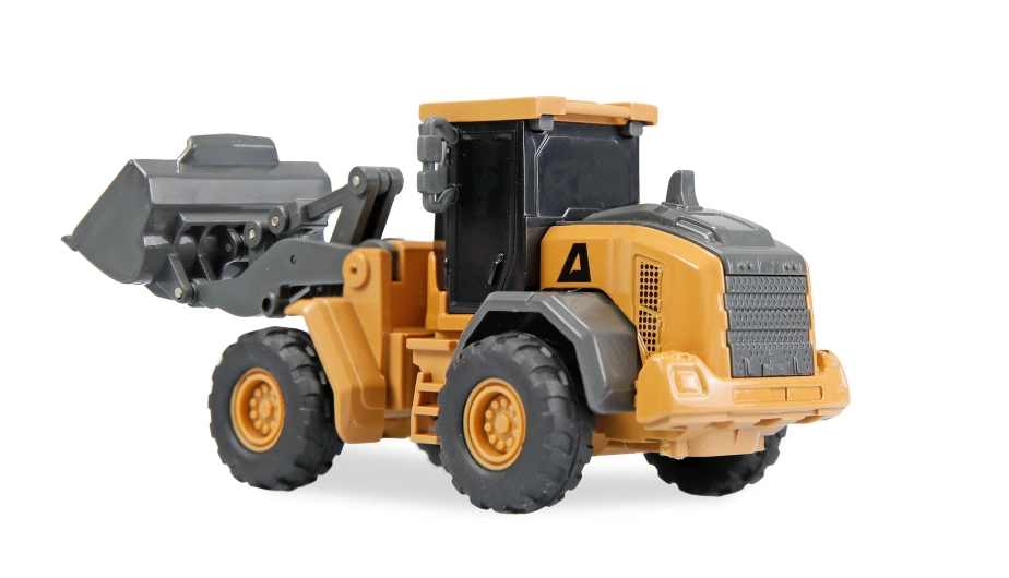 Kovový kolový nakladač, proporcionální, 8kanálový, 1:64 RTR 4WD