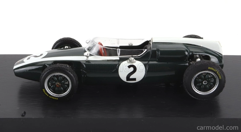 Brumm Cooper F1 T53 N 2 British Gp 1960 B.mclaren 1:43 Zelená Biela