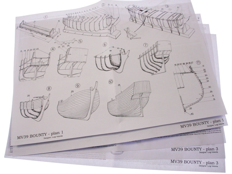 MAMOLI H.M.S. Bounty 1787 1:64 kit