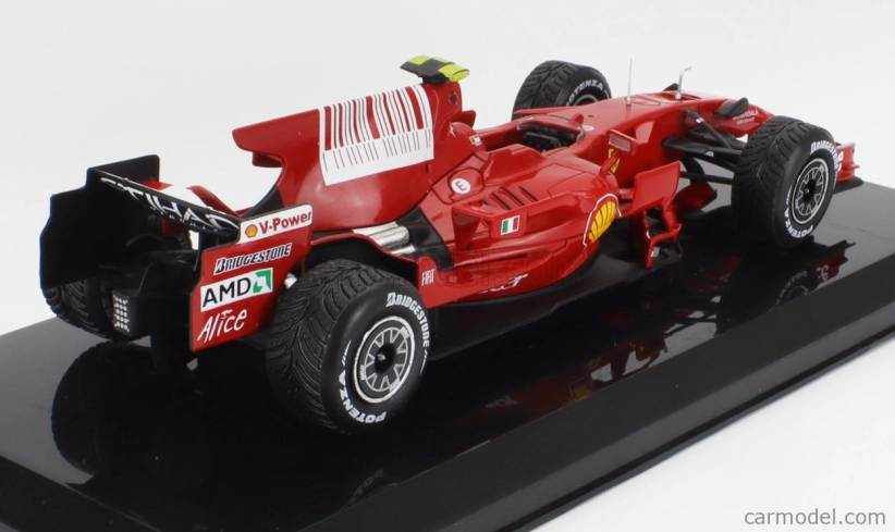 Edicola Ferrari F1 F2008 N 2 Sezóna 2008 Felipe Massa - Con Vetrina - S vitrínou 1:24 F-1 Red Met