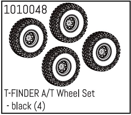 HBP240082 - (1010048) T-FINDER A/T Wheel Set - black (4)
